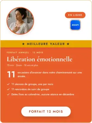 Forfait annuel – Libération émotionnelle – meilleure valeur