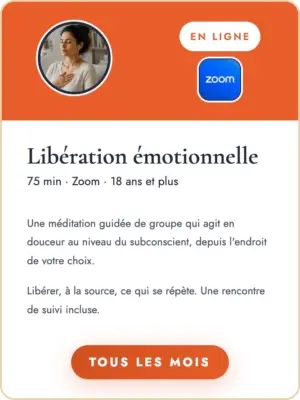 Séance de libération émotionnelle - Maître Richard - Fondation Arushiom